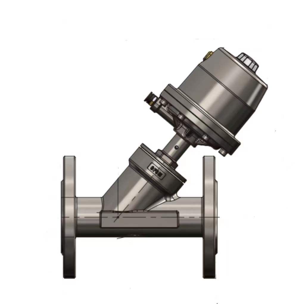 Flanged Angle Seat Valve Buy Quick install DN40 corner seat valve